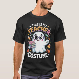 T-shirt Fantôme Kawaii Drôle – Costume de professeur Hallo