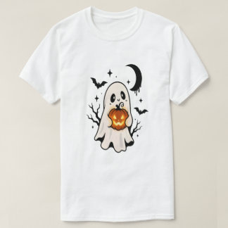 T-shirt Fantôme Lumineux Kawaii
