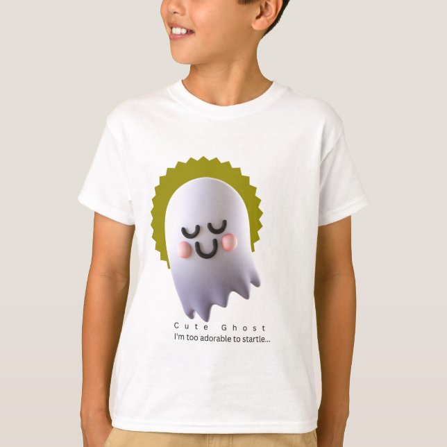 T-shirt Fantôme mignon (Devant)