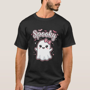 T-shirt Fantôme Mignon Halloween Kawaii Drôle Design