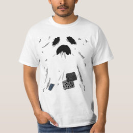 T-shirt Fantôme Minimaliste Halloween Effrayant