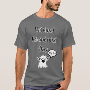 T-shirt Fantôme paranormal national de jour