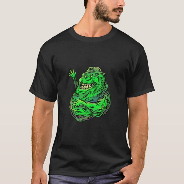 T-shirt Fantôme vert mince ! (Devant)