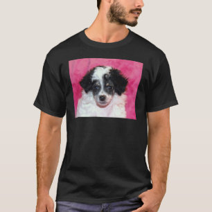 T-shirt Fantôme/visage de chiot caniche de Parti