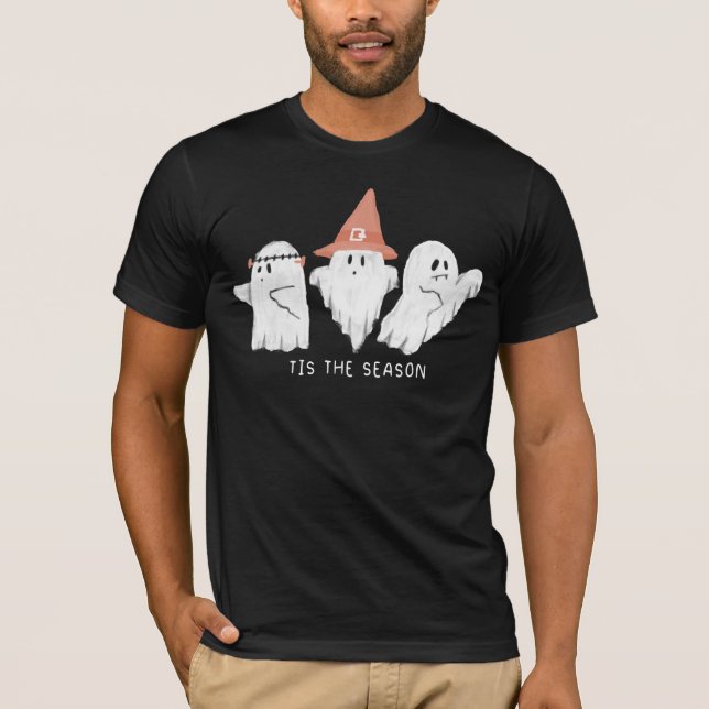 T-shirt Fantômes Cette saison Automne Halloween (Devant)