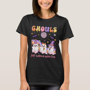T-shirt Fantômes Danseurs de la Nuit d'Halloween Veulent S