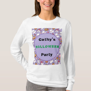 T-shirt Fantômes de la fête d'Halloween et chemise Citroui