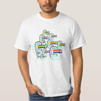T-shirt Fantômes et arcs-en-ciel