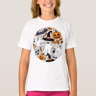 T-shirt Fantômes Monstres mignons Éffrayants et Déplaisant