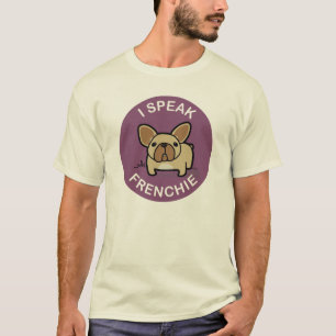 T-shirt Faon pourpre je parle Frenchie