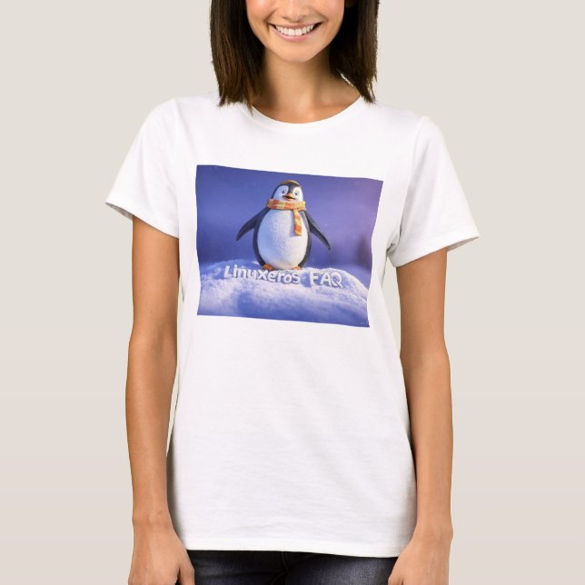 T-shirt FAQ Linuxeros (Devant)