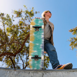 T-Shirt färben Skateboard