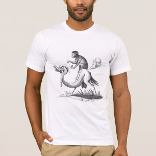 T-shirt Farce de singe sur un monstre