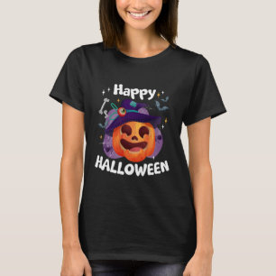 T-shirt Farce ou Friandise Joyeux Halloween Citrouille Épo