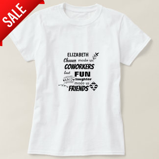 T-shirt Farewell Coworker Boss - nous sommes amis Custom