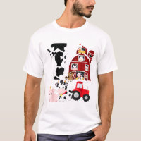Farm Barnyard Thème Cochon Cow Horse 1er anniversa