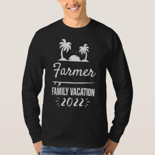 T-shirt Farmer Famille Vacances Groupe Tropical Trip Beach