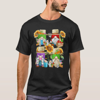 T-shirt Farmer Graphic For Sunflower Mom And Summer Garden
