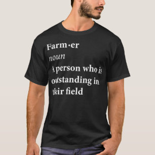 T-shirt Farmer Noun Une Personne Qui Est Exceptionnelle Da