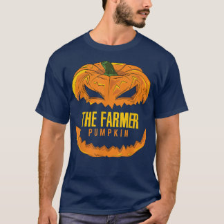T-shirt Farmer Pumpkin Matching Family Group Halloween Par