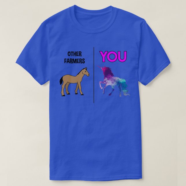 T-shirt Farmer Unicorn  (Design devant)