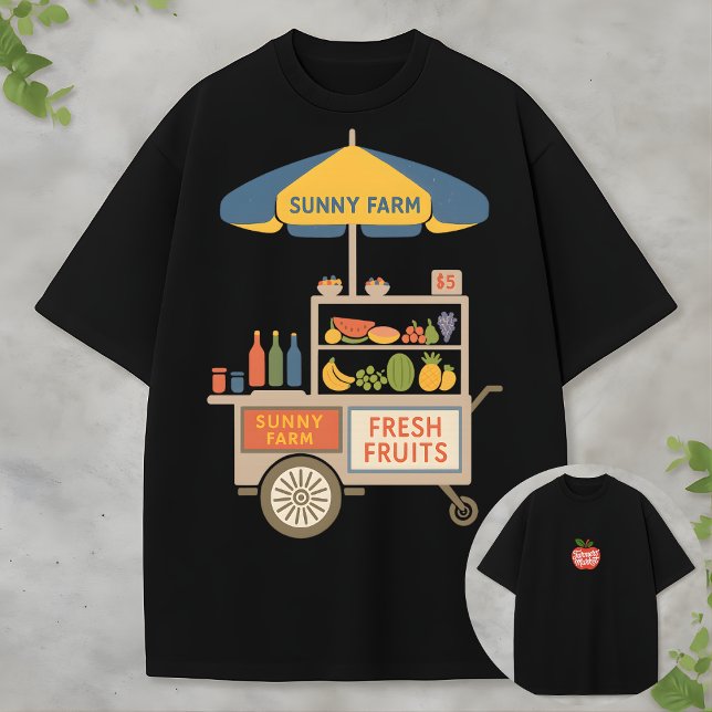 T-shirt Farmers Market Aesthetic Fresh Fruits Sunshine (Créateur téléchargé)