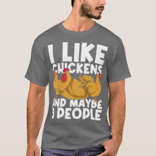 T-shirt Farming agriculteur drôle amateur de poulet animal
