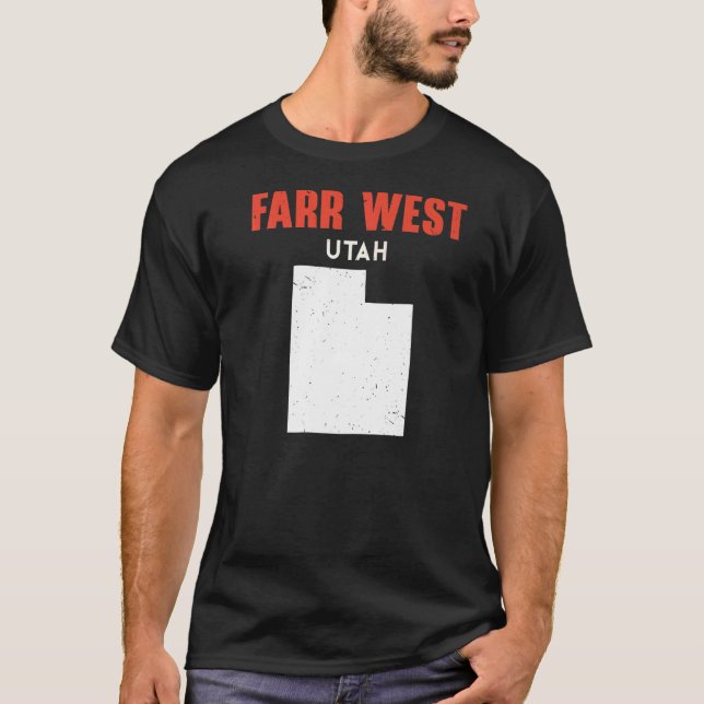 T-shirt Farr West Utah USA State America Travel Utahan (Devant)