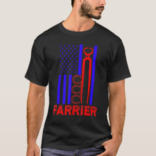 T-shirt Farrier Horseshoe Hoof Trimming Equine Shoe 2