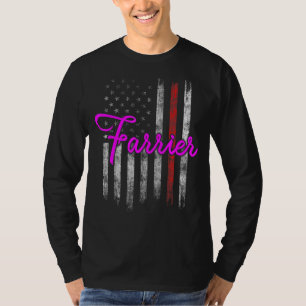 T-shirt Farrier Horseshoe Hoof Trimming Equine Shoeing _12