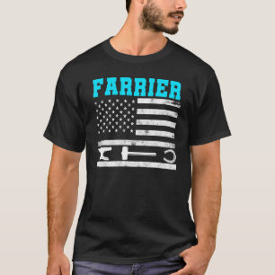 T-shirt Farrier Horseshoe Hoof Trimming Equine Shoeing _29