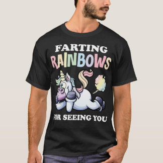T-shirt Farting Rainbows Pour Vous Voir