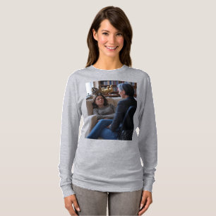 T-shirt Fascination Pour Les Canards femmes gris long chem