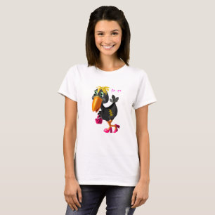 T-shirt Fashion Bird - Peinture - Amusant