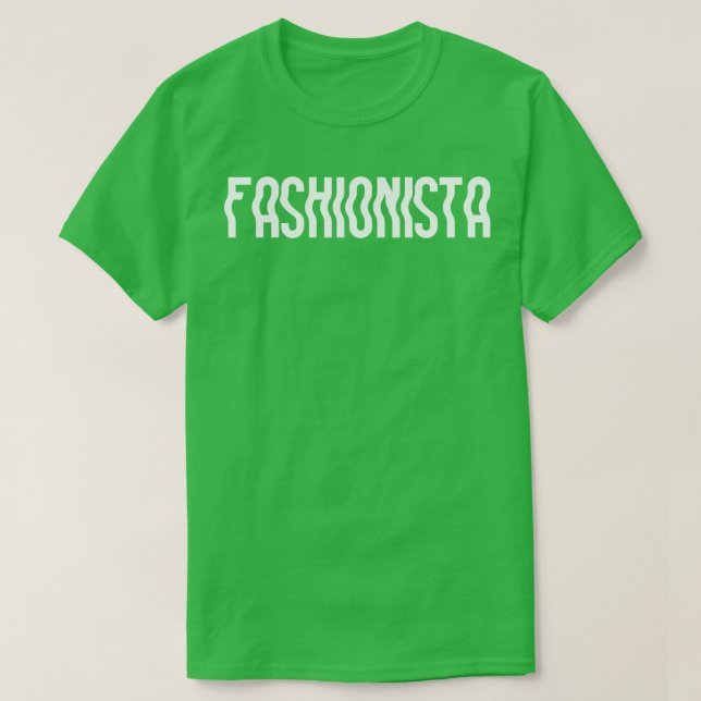 T-shirt Fashionista (Design devant)