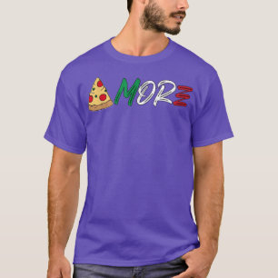 T-shirt Fast Food Pizza Italienne Slice Amore Italie Love 