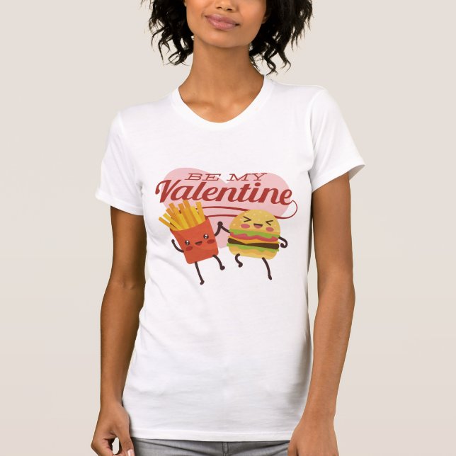 T-shirt Fast Food Valentine (Devant)