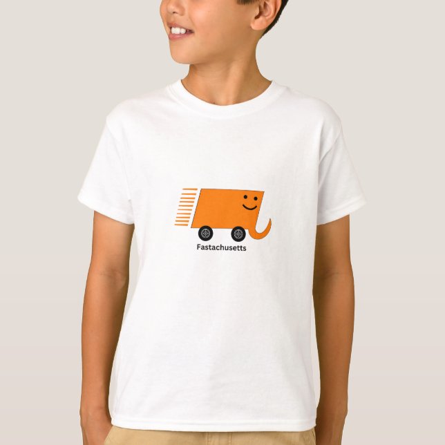 T-shirt Fastachusetts Massachusetts pour enfants (Devant)