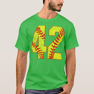 T-shirt Fastpitch Softball Numéro 42 42 Softball Jersey U