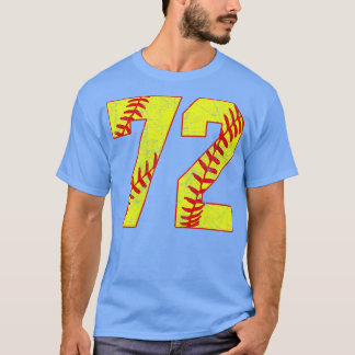 T-shirt Fastpitch Softball Numéro 72 72 Softball Jersey U