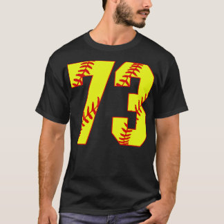T-shirt Fastpitch Softball Numéro 73 73 Softball Jersey U