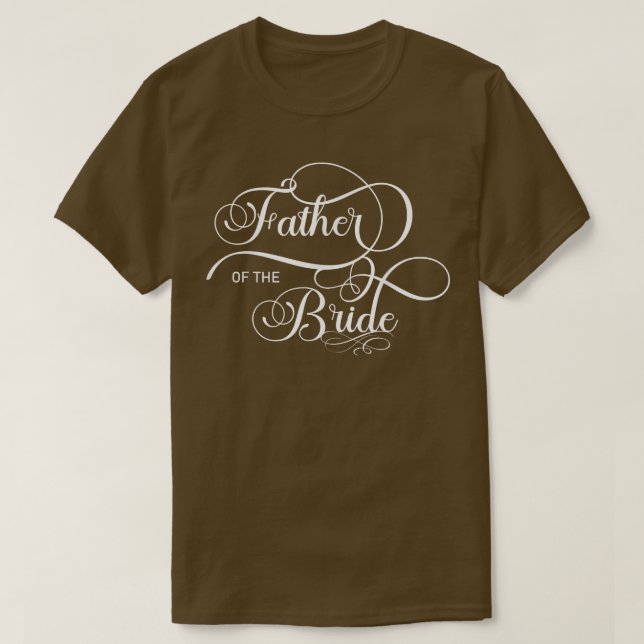 T-shirt Father of the Bride (Wedding Party)  (Design devant)
