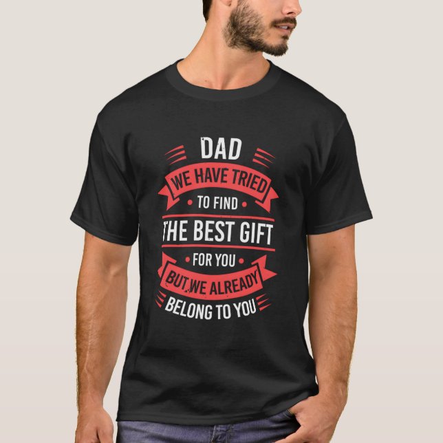 T-shirt Fathers Day For Dad From Daughters Fathers Day (Devant)