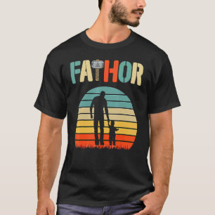 T-shirt Fathor en détresse Fête des Pères Anniversaire de