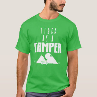 T-shirt Fatigué comme un campeur Campingravel Nature famil