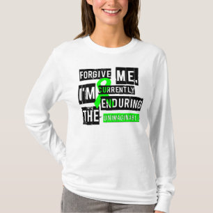 T-shirt Fatigué de la chemise inimaginable de Lyme