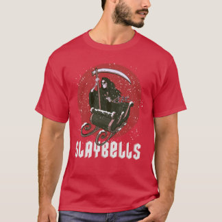 T-shirt Faucheuse de Slaybells Graphique de Noël de vacanc
