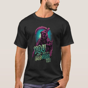 T-shirt Faucheuse Gothique Grim Cool Grim Reaper Avec Scyt