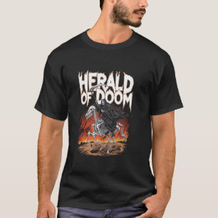 T-shirt Faucheuse Héraut de la Fin Cheval Fougueux Art Apo
