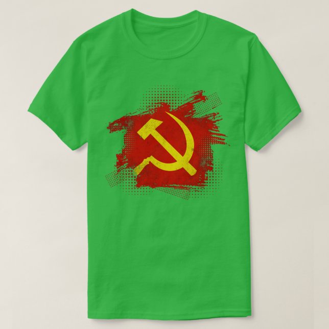 T-shirt Faucille marteau communisme de l'Union soviétique (Design devant)